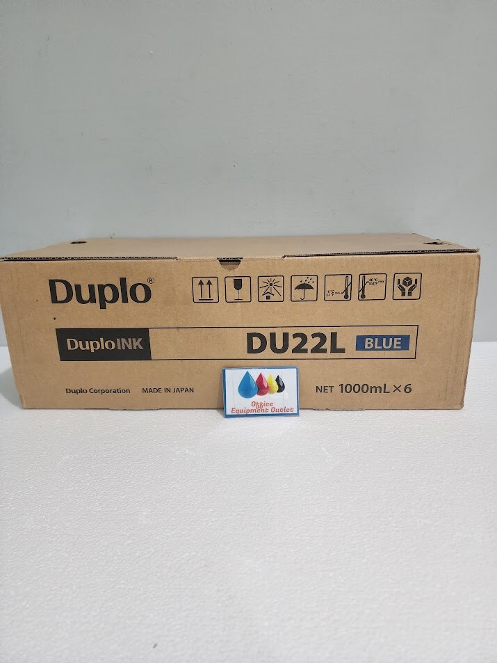 Duplo DP-S550/S850 DU22L BLUE Ink 1000mL X 6
