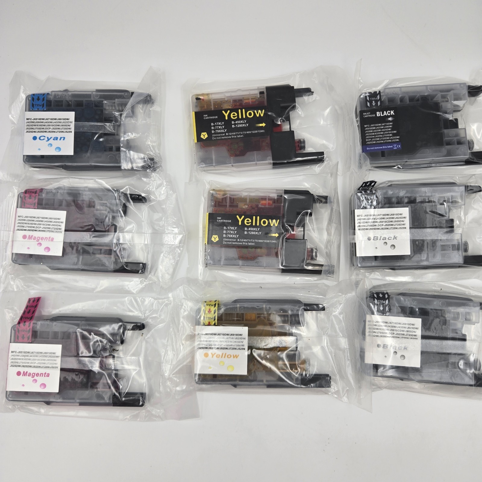 NEW ​9pc Ink for Brother LC75 LC79 LC71 MFC-J6510DW J6710DW J6910DW J430W J835DW