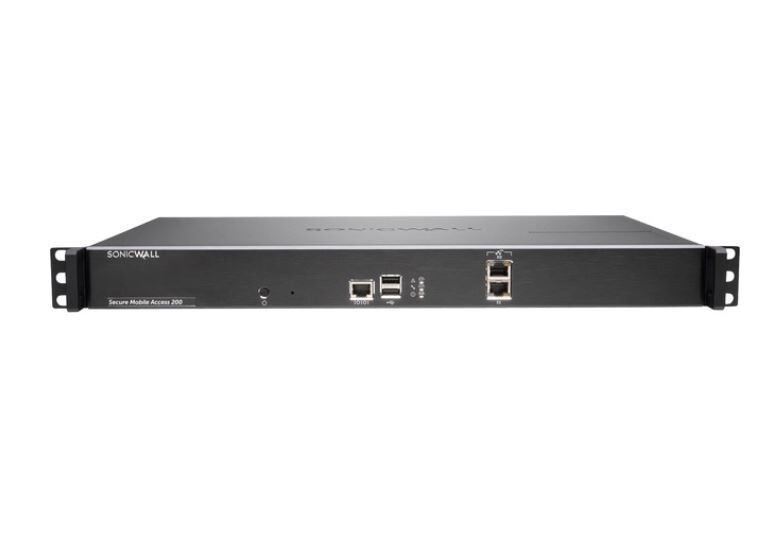 01-SSC-2419   SonicWall Secure Mobile Access 200 25 Users with 3YR Support   NEW