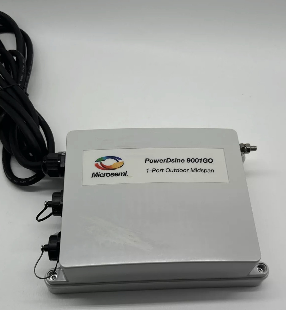 Microsemi PowerDsine PD-9001GO/AC-NA  Special: PD-6530G302 55Vdc/100-240 VAC New