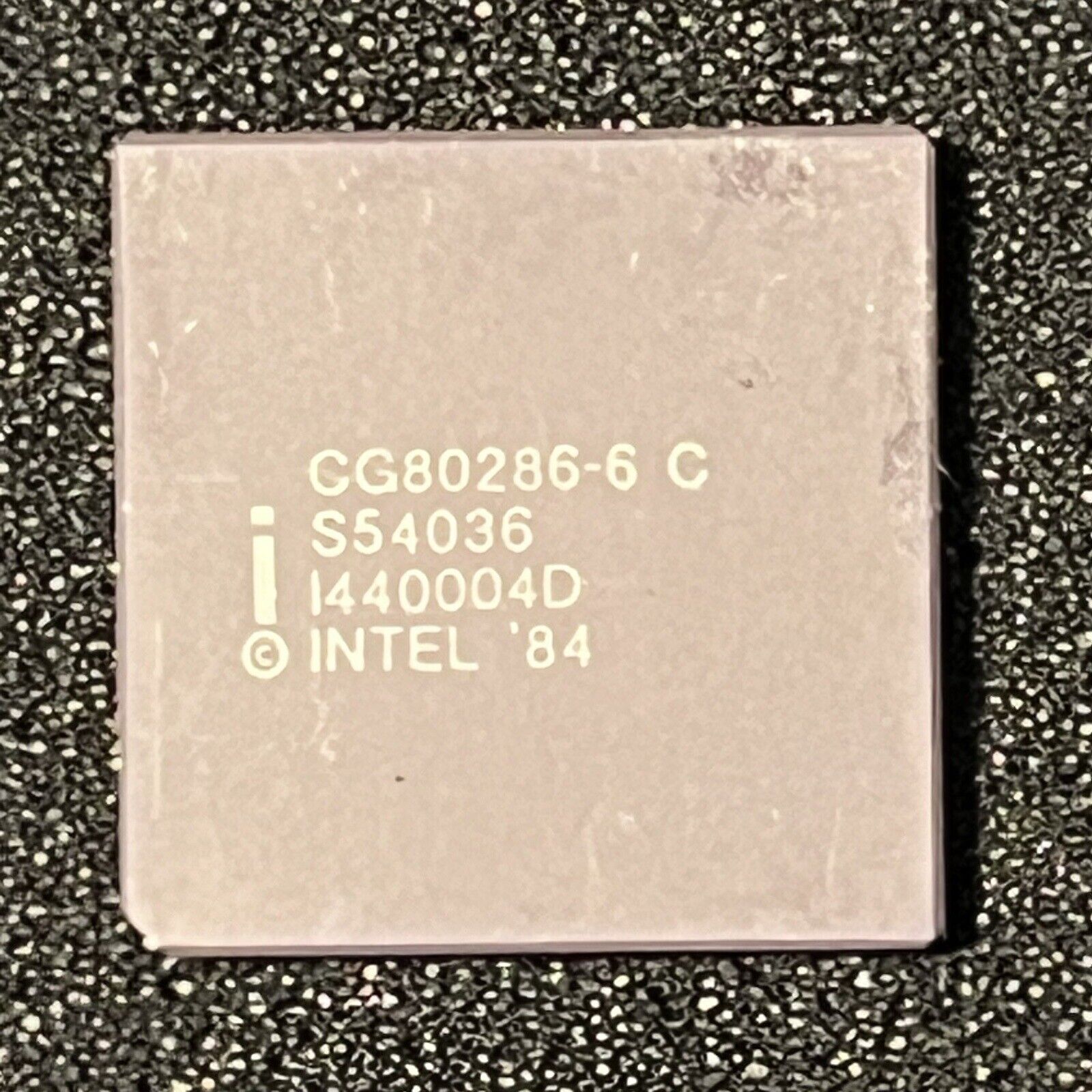 Rare Vintage I44k Fabrication Intel CG80286-6C 80286 CPU