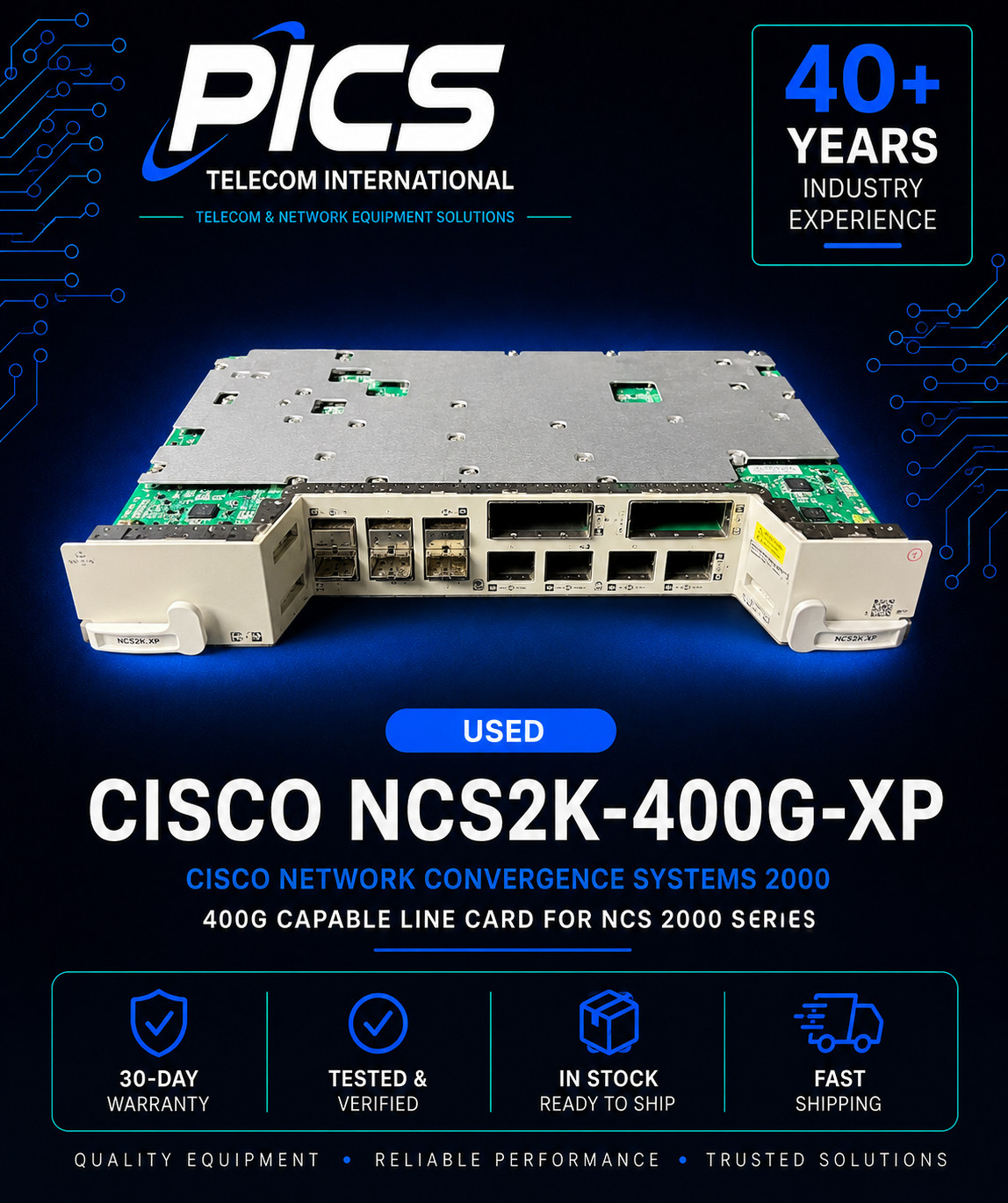 CISCO NCS2K-400G-XP USED
