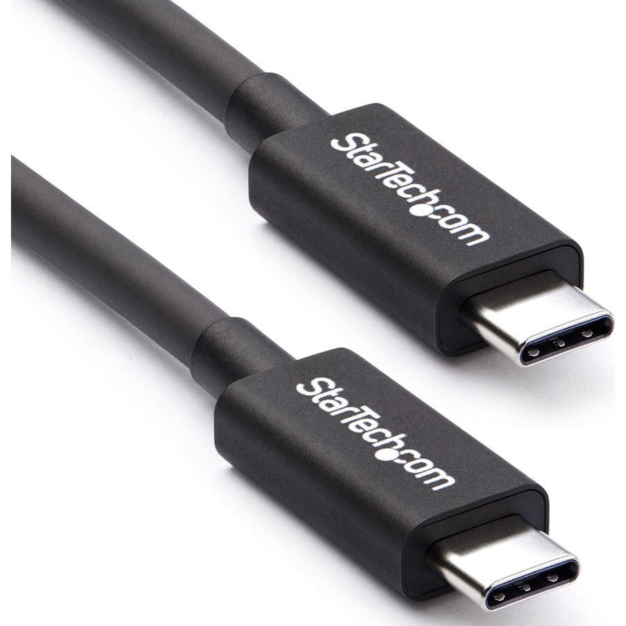 StarTech 50cm (1.6ft) Thunderbolt 3 Cable, 40Gbps, 100W PD, 4K/5K Video,