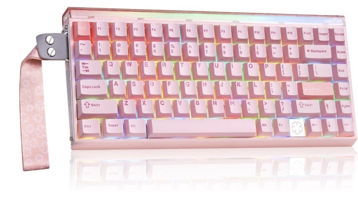 Leobog Aula Hero 75 HE Wireless Keyboard Pink