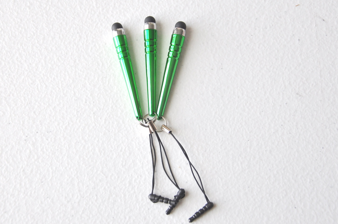 SET OF SHORT STYLUS TOUCH PENS 3.5MM dust plug FOR apple iphone 3G 4S 5S ipod 6