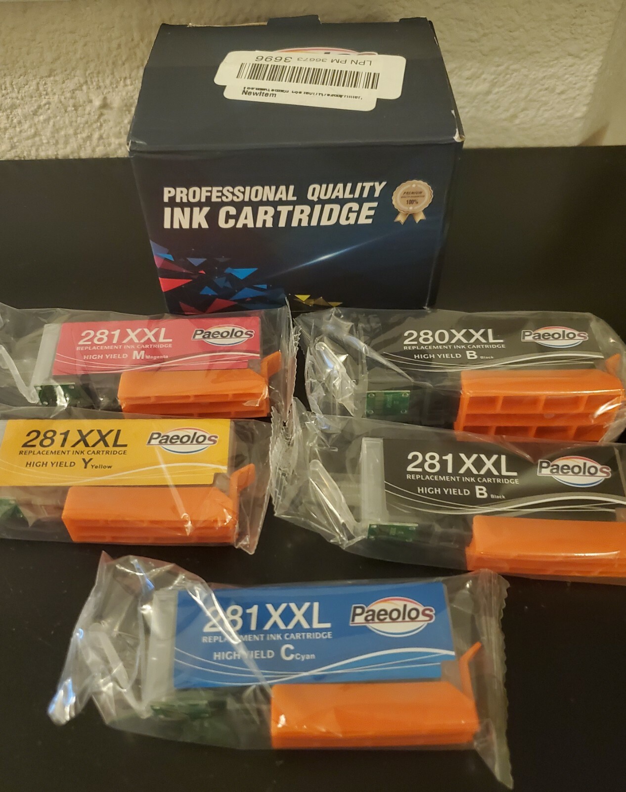 Professional Quality Ink Cartridge 5 Pack