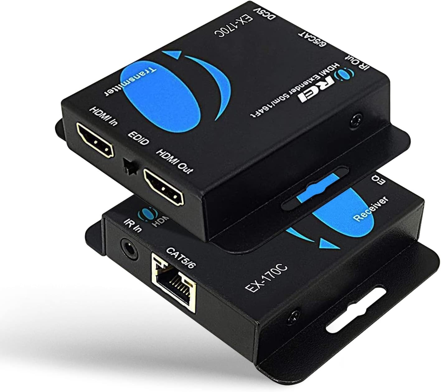 OREI 4K HDMI over Ethernet Extender Over CAT5/CAT6/CAT7, with IR Upto 164... 