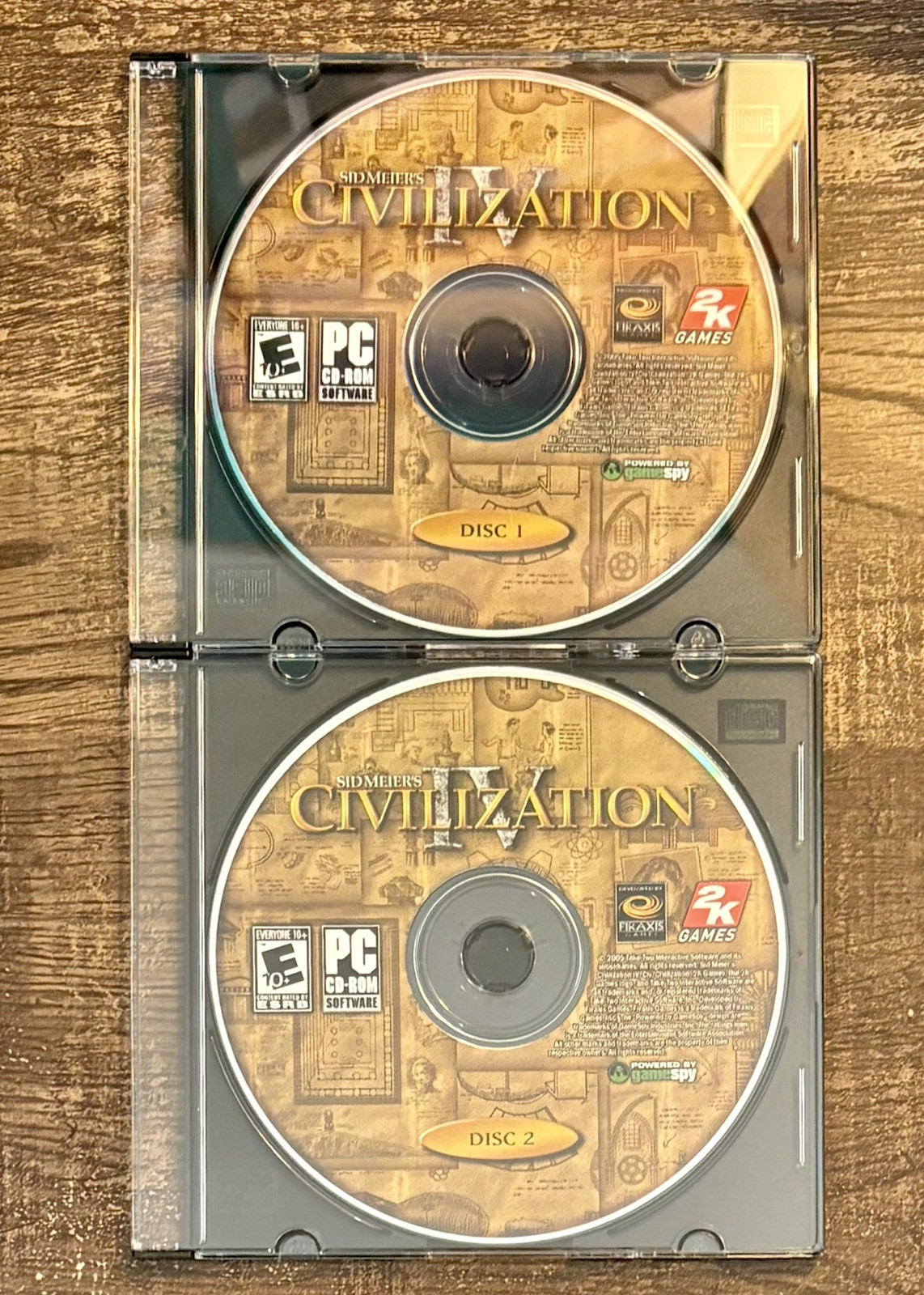 Sid Meier's Civilization IV PC CD-Rom 2005 Windows 2K Games Disc Only