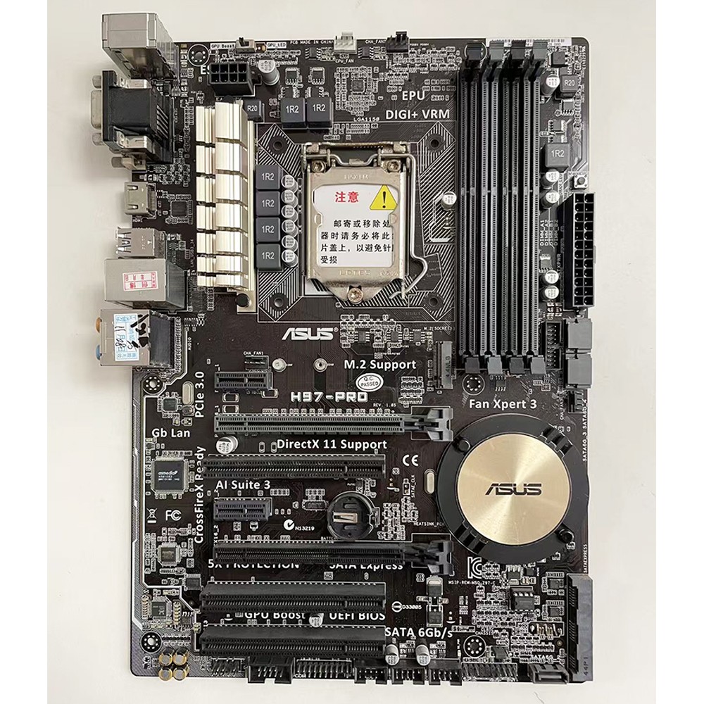 For Asus H97-PRO Desktop Motherboard H97 LGA1150 DDR3 ATX Support 4790K TESTED