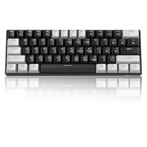 60% Mechanical Gaming Keyboard,mixed Color Keycaps Gaming Keyboard Wit