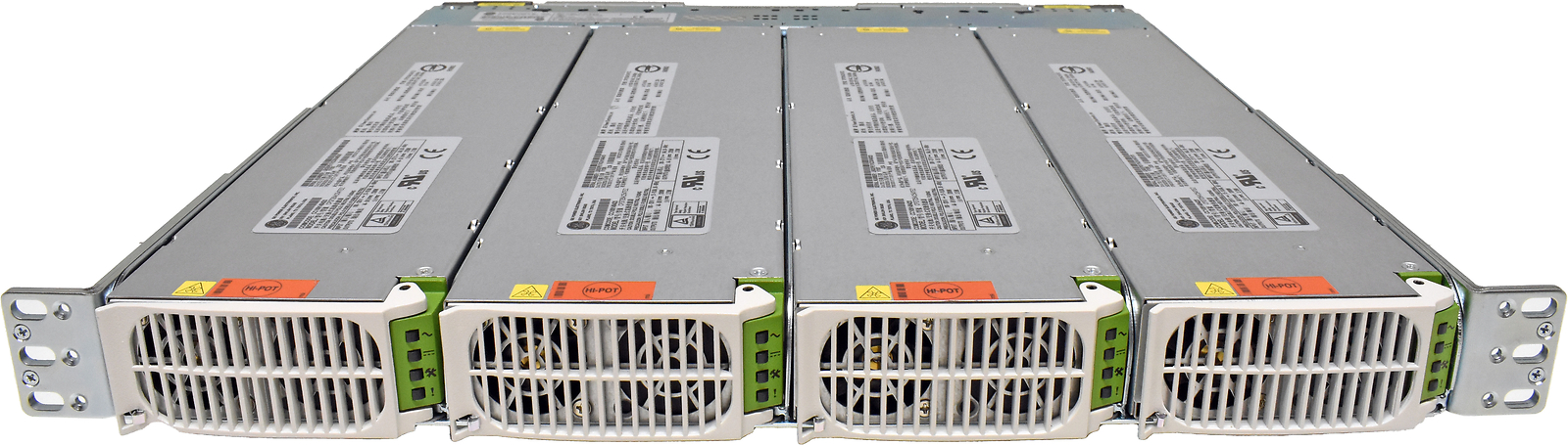 GE-Electronics Rack Power Shelf J85480S1 L23 1U with 4 x CP2725AC54TEZ PSUs