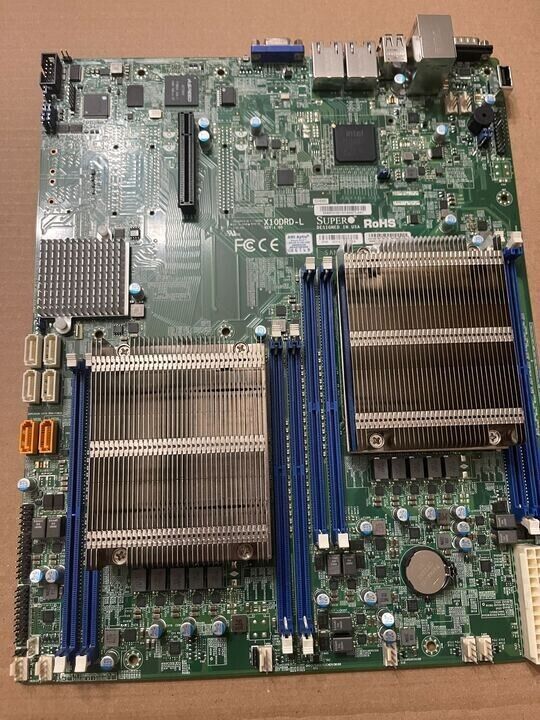 Supermicro X10DRD-L Motherboard E-ATX with 2 Xeon E5-2630V3 (LGA 2011)