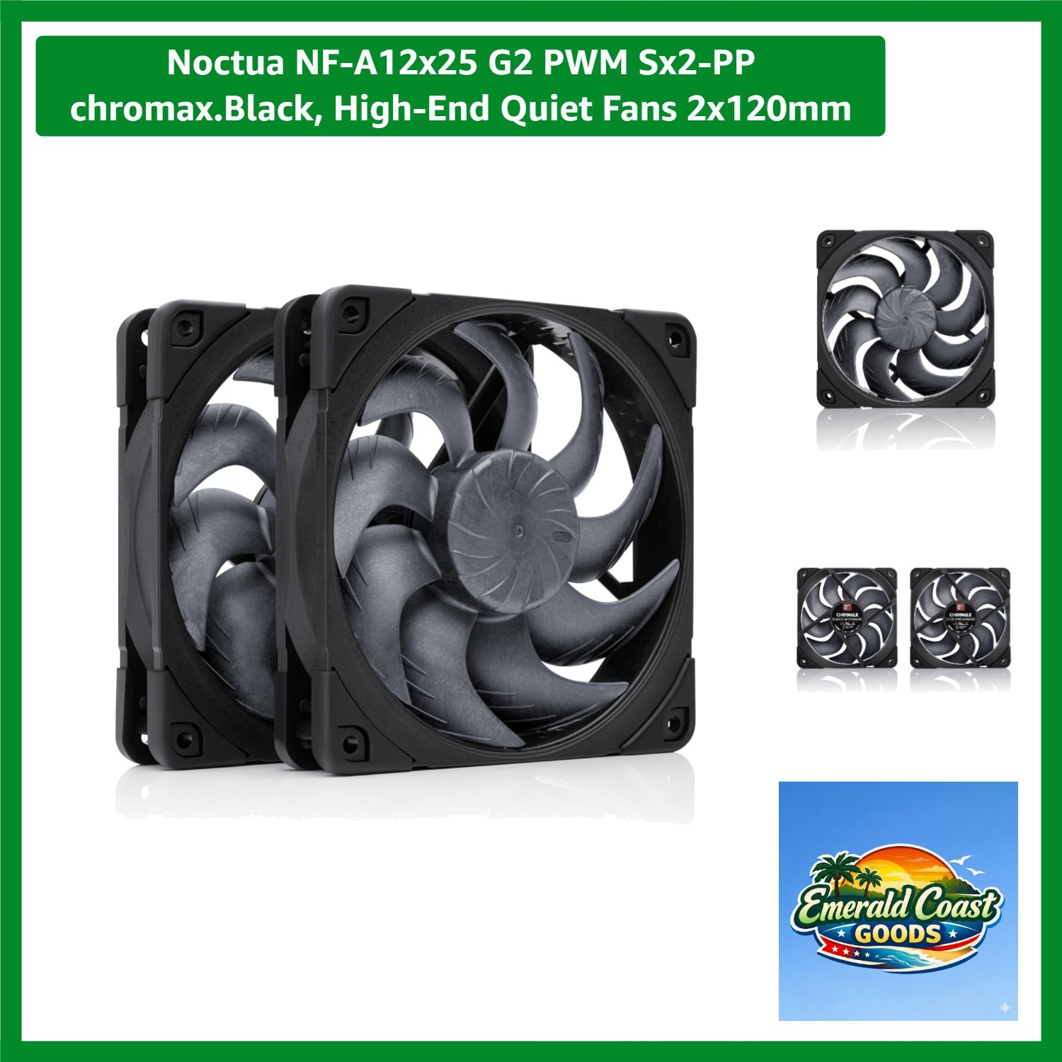 Quiet Fans 2x120mm