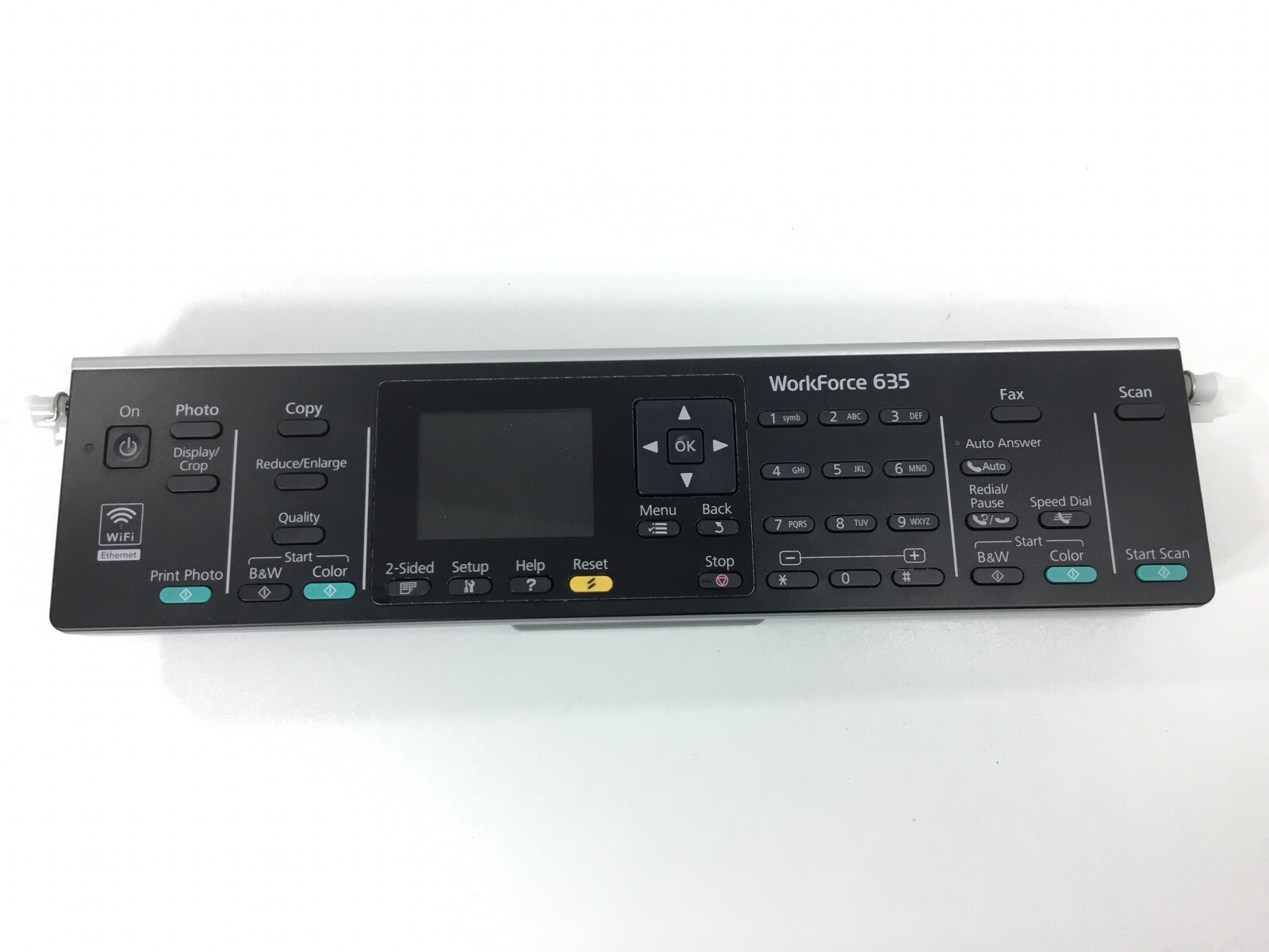 Epson Workforce 635 Front Control Panel with Display Screen Works CLEAN & READY