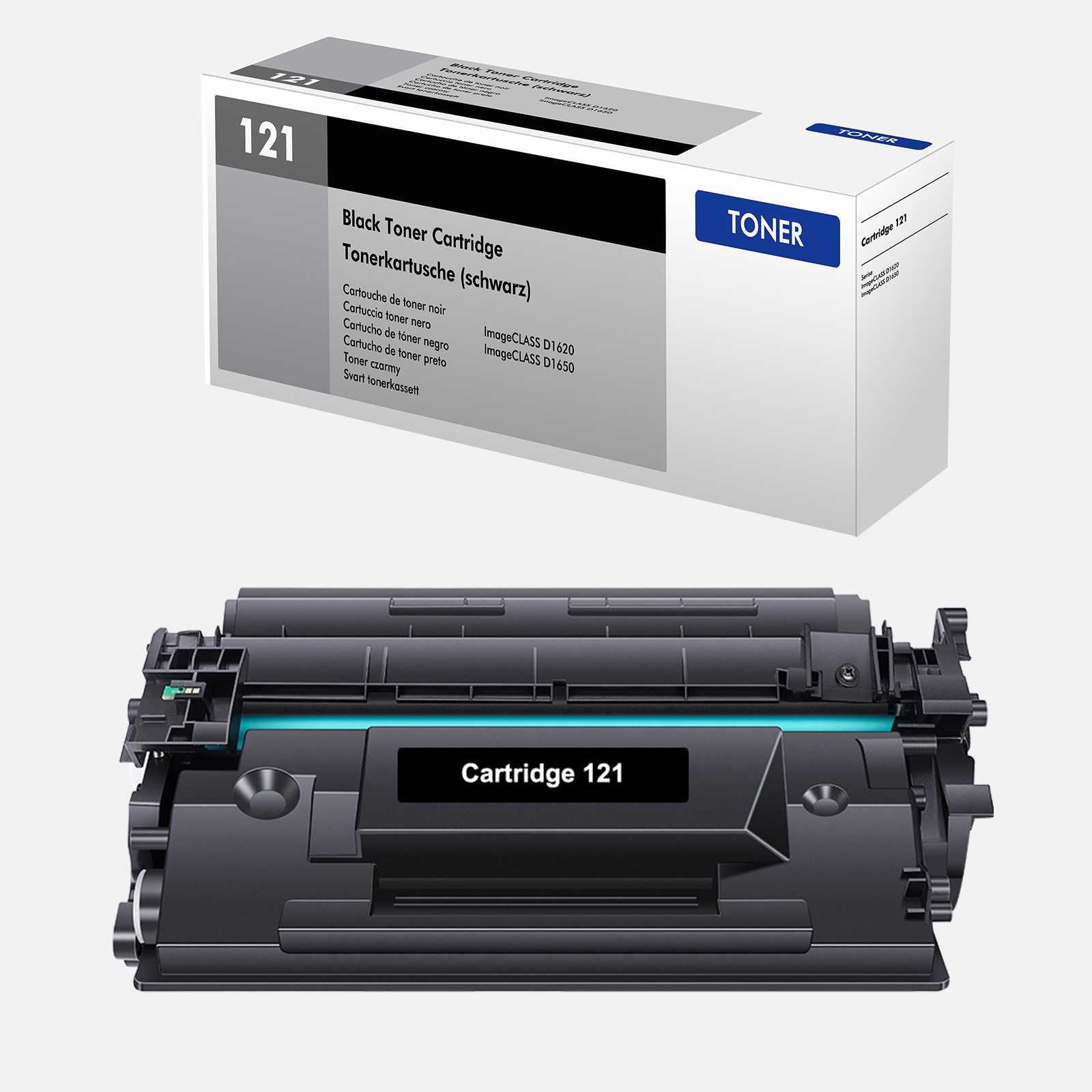 CRG 121 Toner Cartridge Compatible for Canon ImageCLASS D1620 D1650 3252C001 Lot