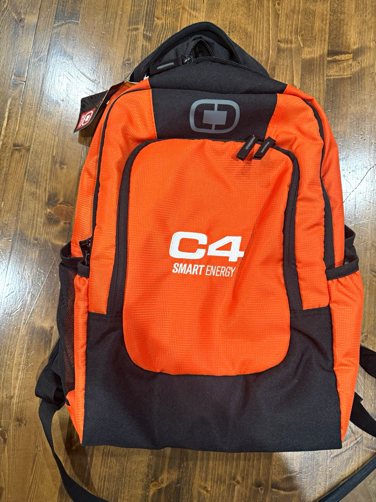 OGIO C4 Smart Energy 15in Laptop Backpack Padded Polyester Orange/Black