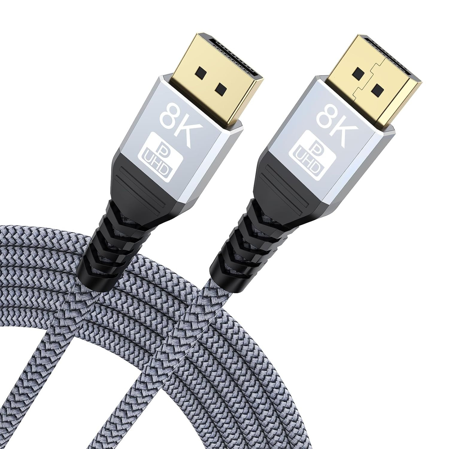 8K DisplayPort Cable 12FT, Display Port 1.4 Cable 12 Feet DP Cord