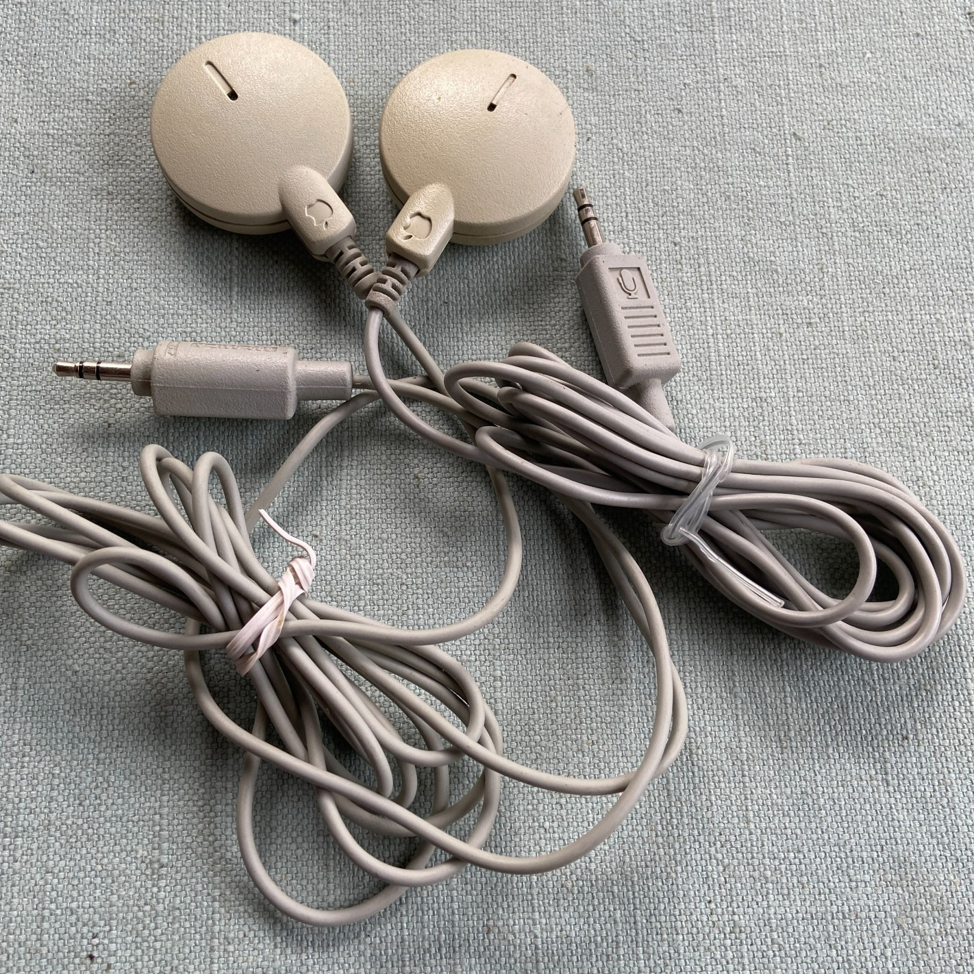 Vintage Apple Mac Microphone Lot 2 3.5mm Audio Jack PlainTalk Macintosh 1990’s