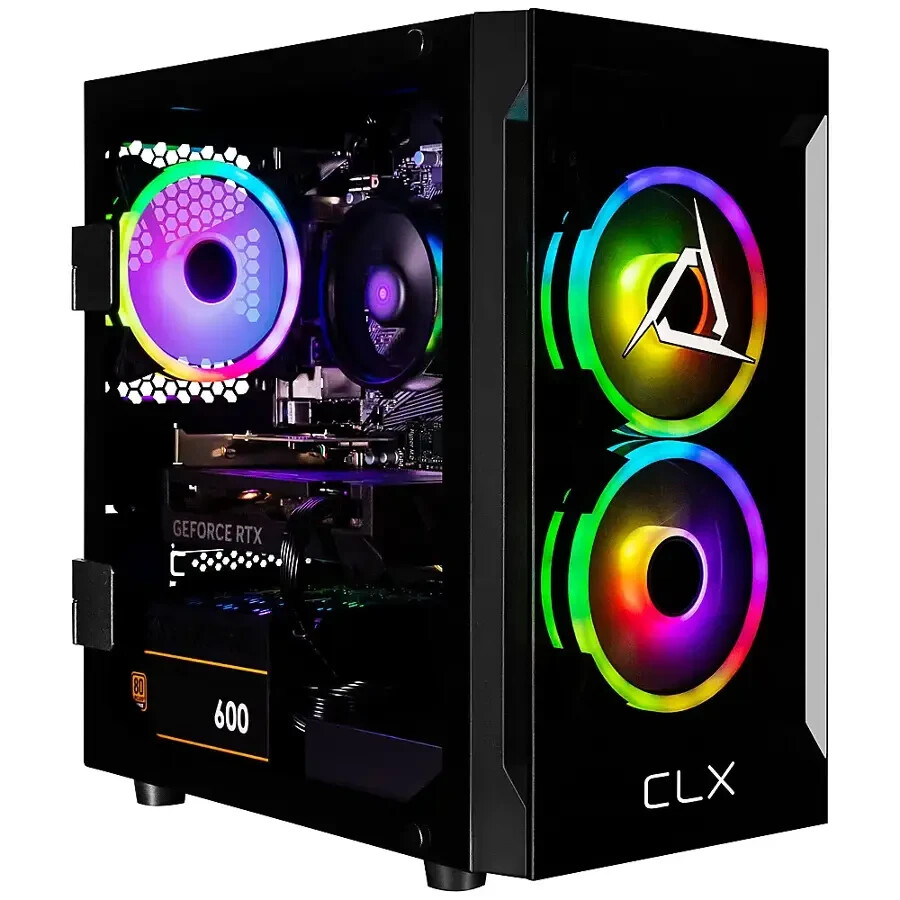 CLX SET Gaming Desktop - AMD Ryzen 5 5500 3.6GHz 6-Core Processor, 16GB DDR4 Mem
