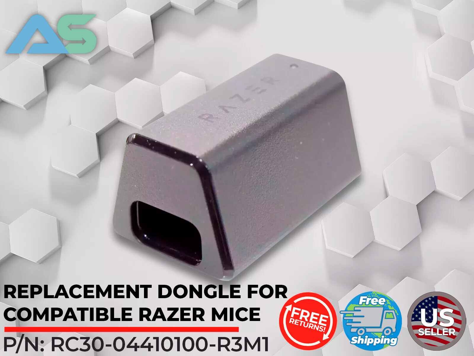 🐍 Genuine Razer OEM HyperPolling Wireless Dongle True 8000 Hz Polling Rate (8K)