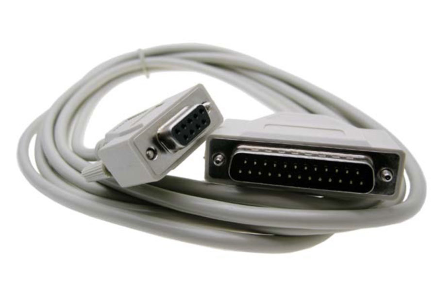 10ft DB25 Male to DB9 Female Serial AT Modem Cable DB25M/DB9F, 10 Feet