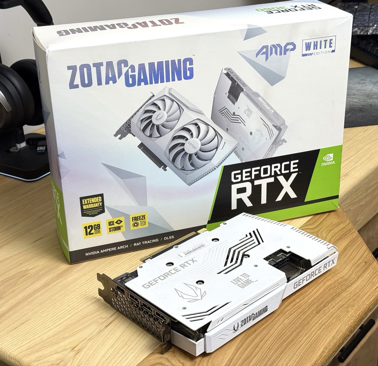ZOTAC GeForce RTX 3060 AMP White Edition 12GB GDDR6 Graphics Card w/Original Box