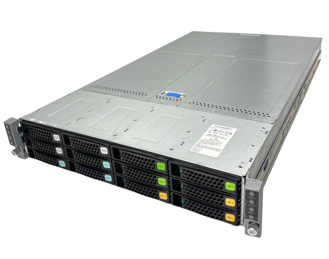 Intel S2600TP 4-Node Server 8x Xeon E5-2620 v4, 12x 10TB HDD, 256GB DDR4, 2x PS