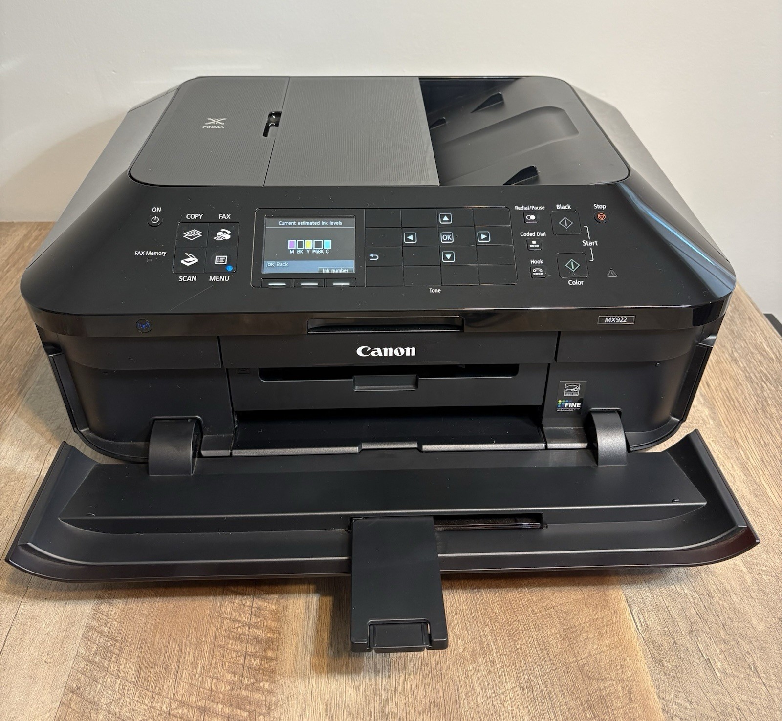 Canon PIXMA MX922 Wireless Office All-in-One Printer - w/ INK - Tested - Great