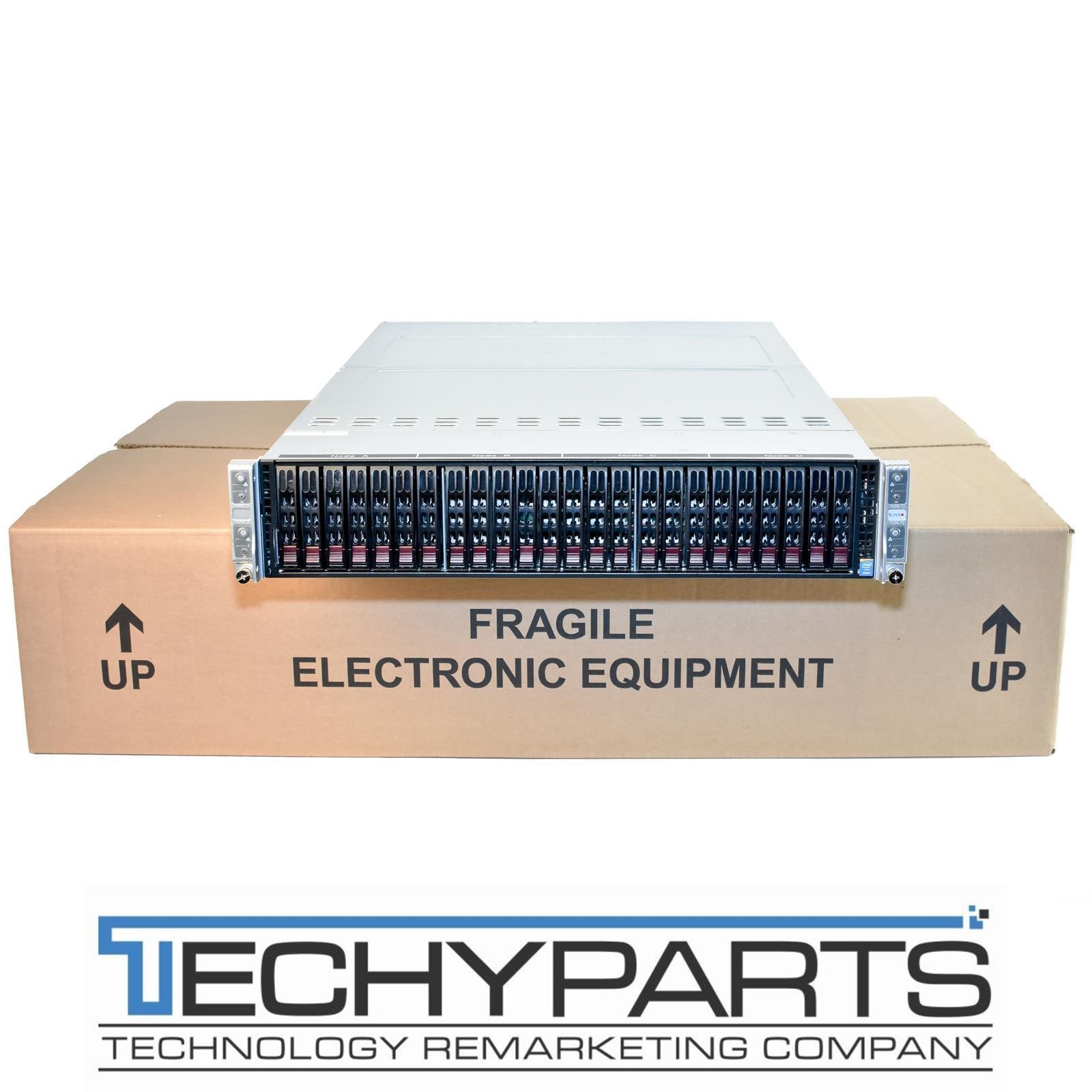 SuperMicro 2028TP-HC1TR 2U SuperServer 4-Node X10DRT-PT LGA2011v3 E5-2600v3/v4