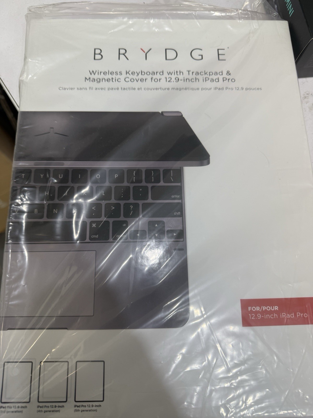 BRYDGE PRO+ 2020 Wireless Keyboard for 12.9" iPad Pro 4th & 3rd Gen BRYTP6022