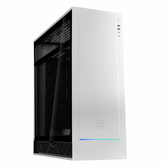 Silverstone SST-ALF1S-G (Silver) ALTA F1 Aluminum Shell/Tempered Glass ATX Tower