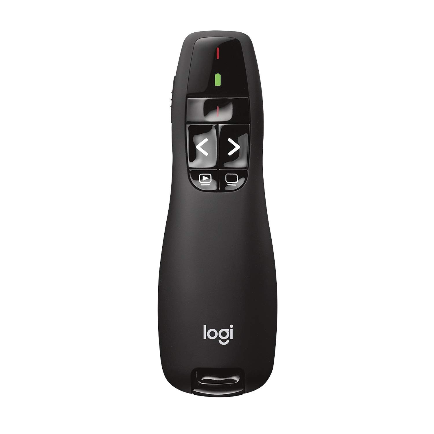 Logitech R400 Wireless Presentation Remote Red Laser USB-A PowerPoint Clicker