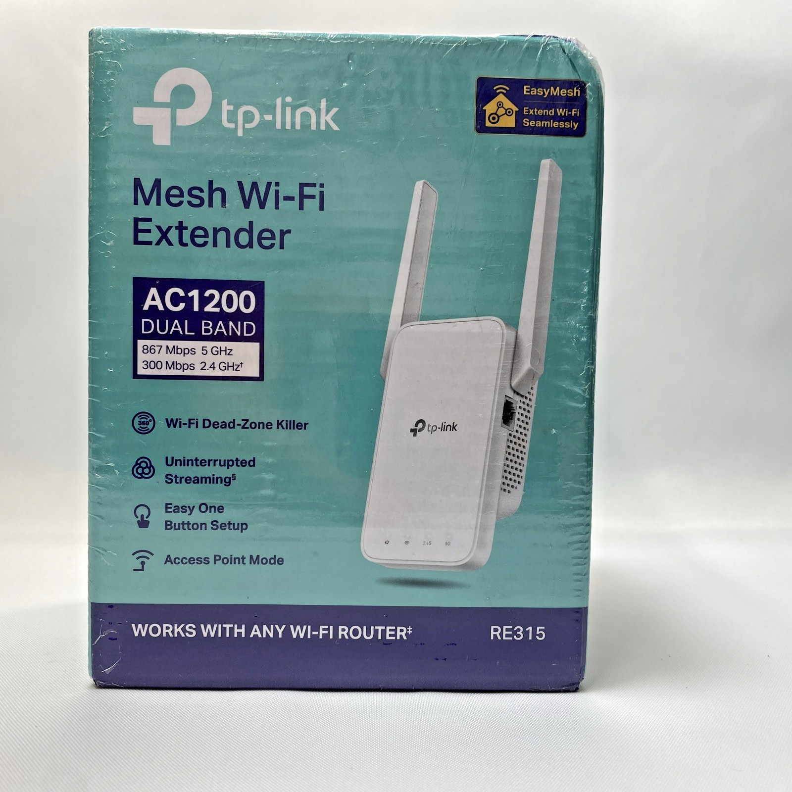 TP-Link AC1200 WiFi Extender Dual Band 5GHz/2.4GHz (RE315)