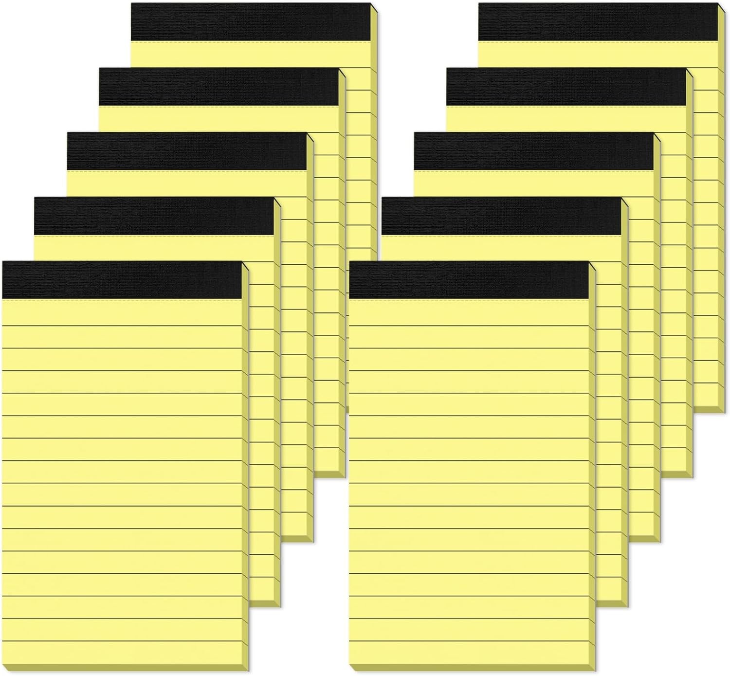 Yellow Note Pads 3x5 Small Notepads Memo 3 x 5 Inch, 