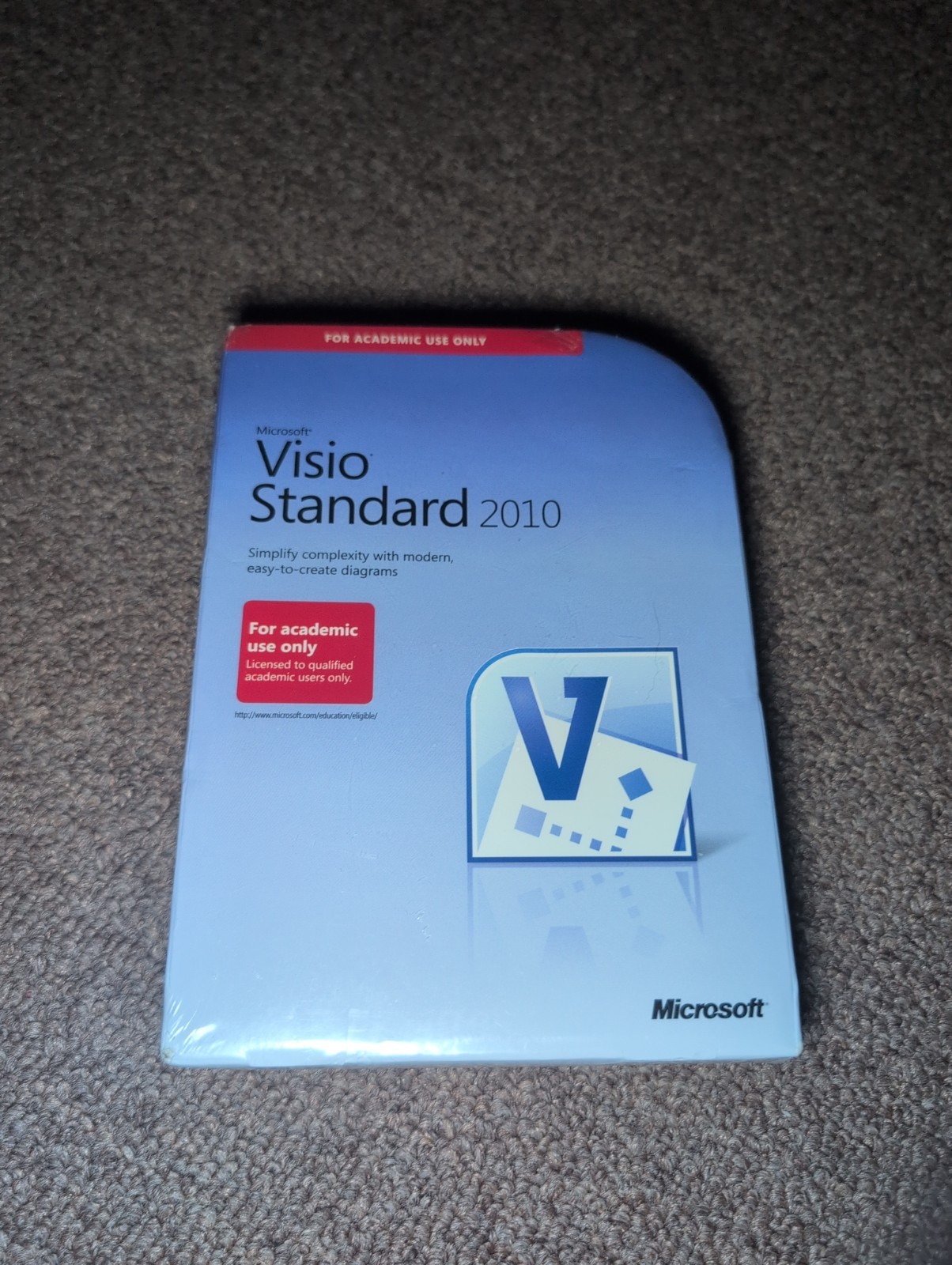 Brand New Sealed Microsoft Visio Standard 2010 _ For Academic Only