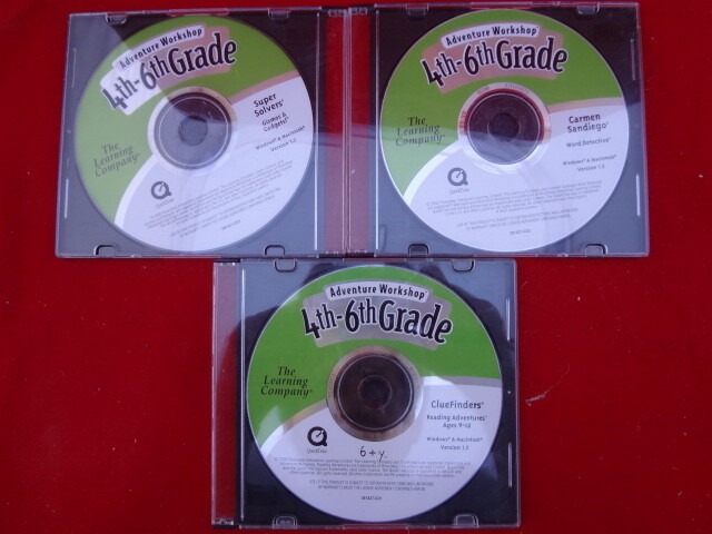 Adventure Workshop 4th-6th Grade by TLC: Super Solvers, Carmen Sandiego 3 CD-ROM