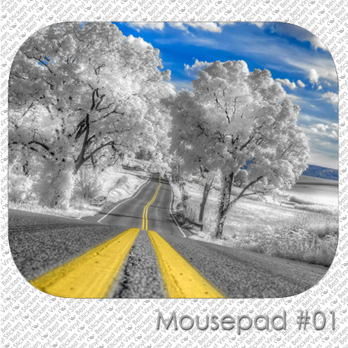 NATURE LAND FOREST WATERFALL EARTH VIEW CUSTOM MOUSE PAD MOUSEPAD  (LM-03)
