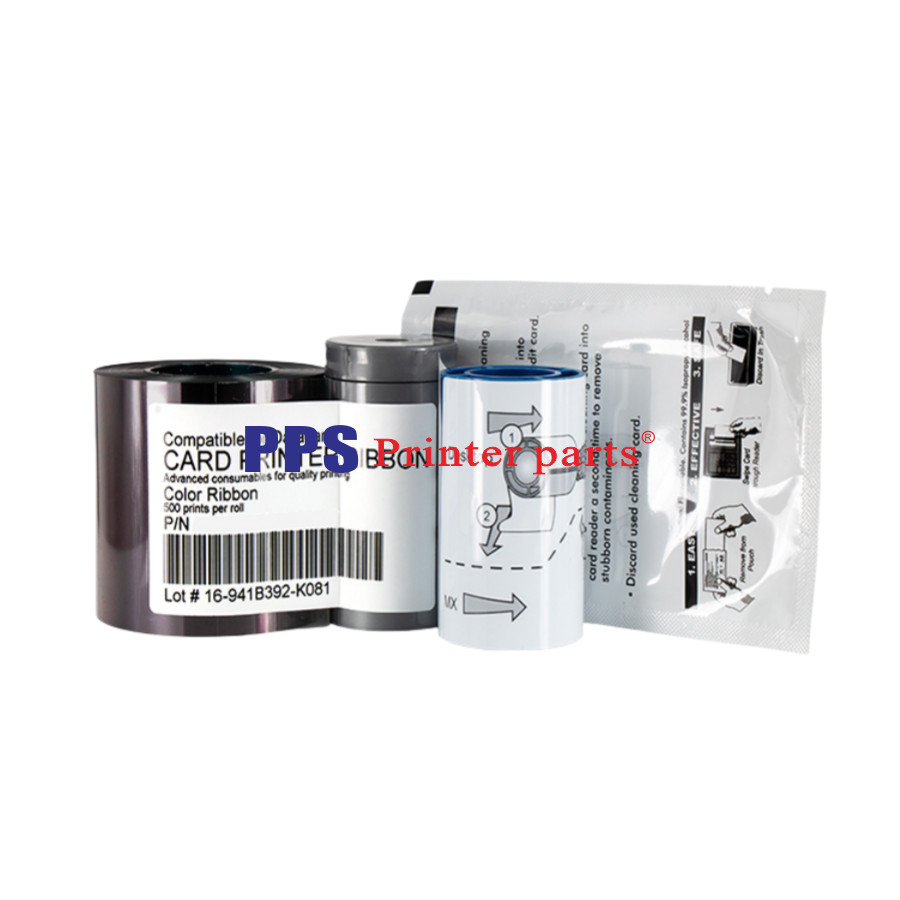 New 535000-003 Color Ribbon For Datacard CP40 CP60 CP80 Printer YMCKT-500 Prints
