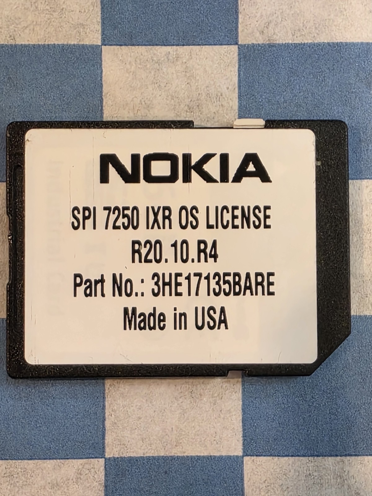 NOKIA SPI 7250 IXR OS License - R20.10.R4 PN: 3HE17135BARE - New OUT OF BOX