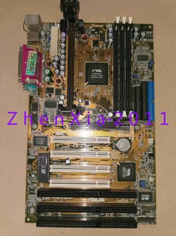 1pc used ASUS P3V133 REV.1.13 motherboard by DHL/Fedex shipping