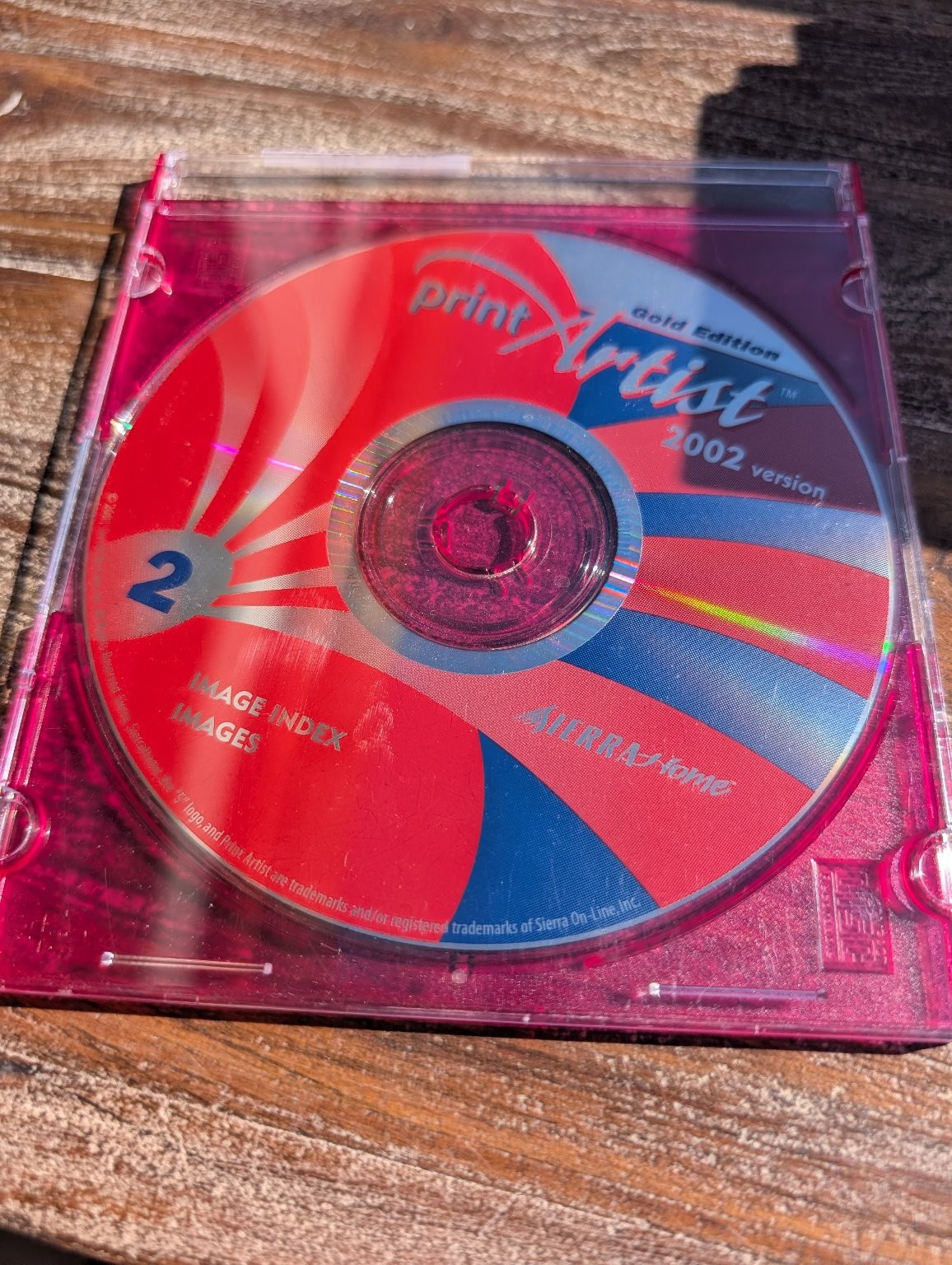 Print Artist Gold Edition 2002 Version 2 CD-ROM Sierra Home Images