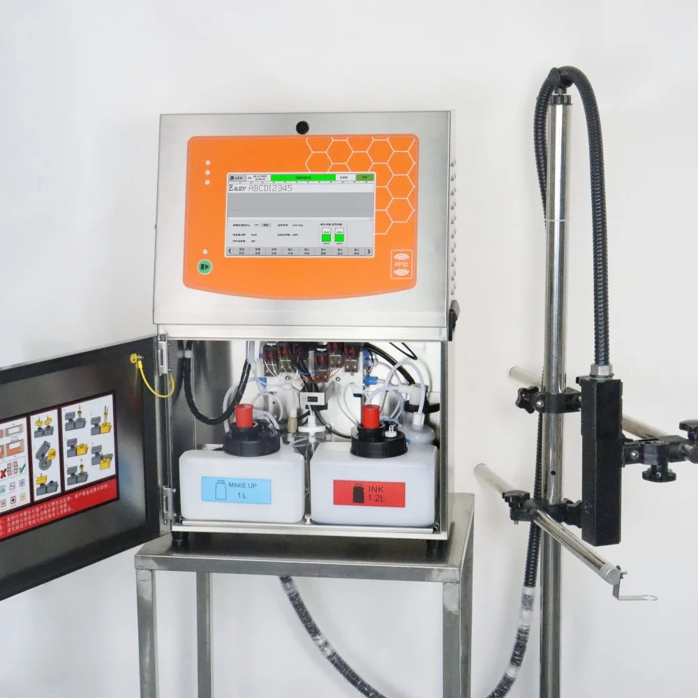 Industrial Cij continuous small character inkjet printer date batch code