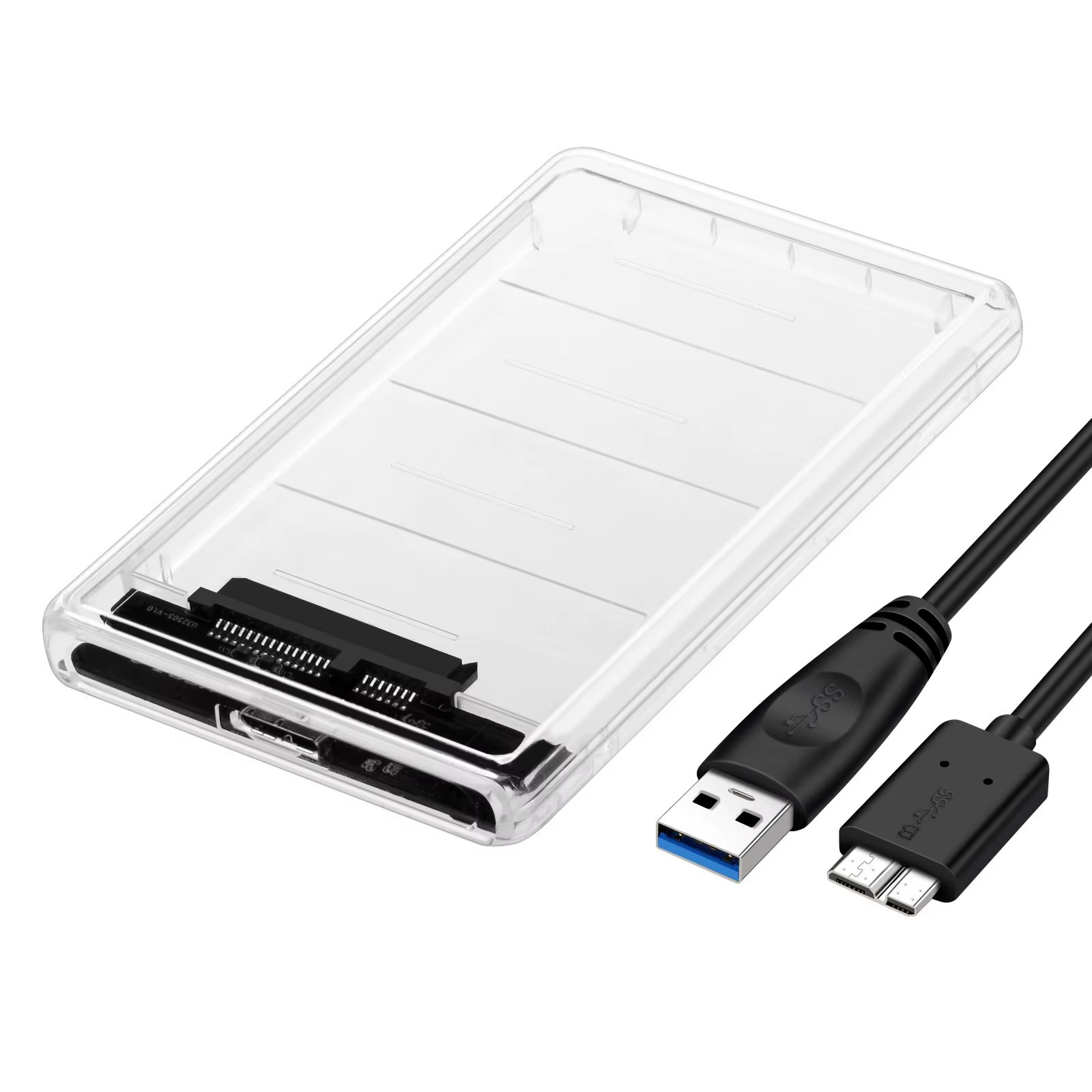 2.5" USB 3.0 SATA III HDD SSD External Enclosure Tool-Free Hard Drive Case