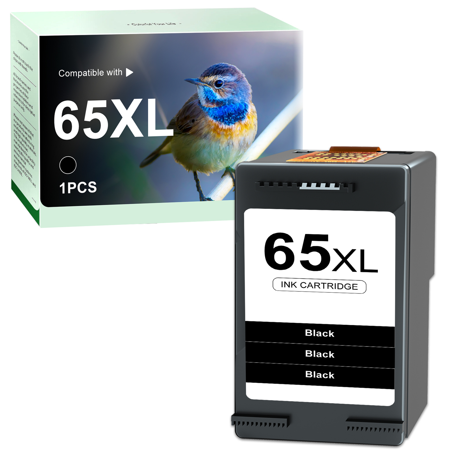 65 XL 65XL Generic Ink for HP DeskJet 2622 2632 2652 3720 ENVY 5052 5055 Printer