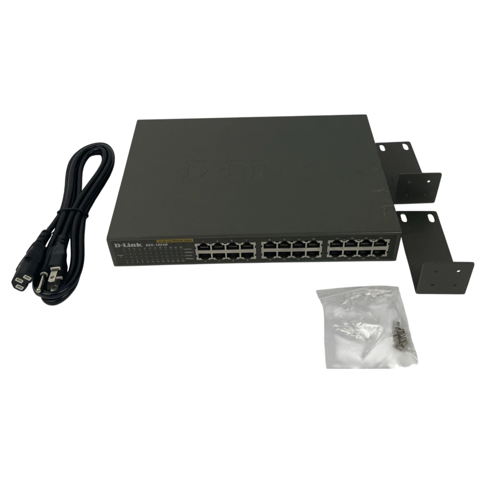 D-Link DES-1024D 24-Port 10/100 Switch Rack-Mountable Fast Ethernet