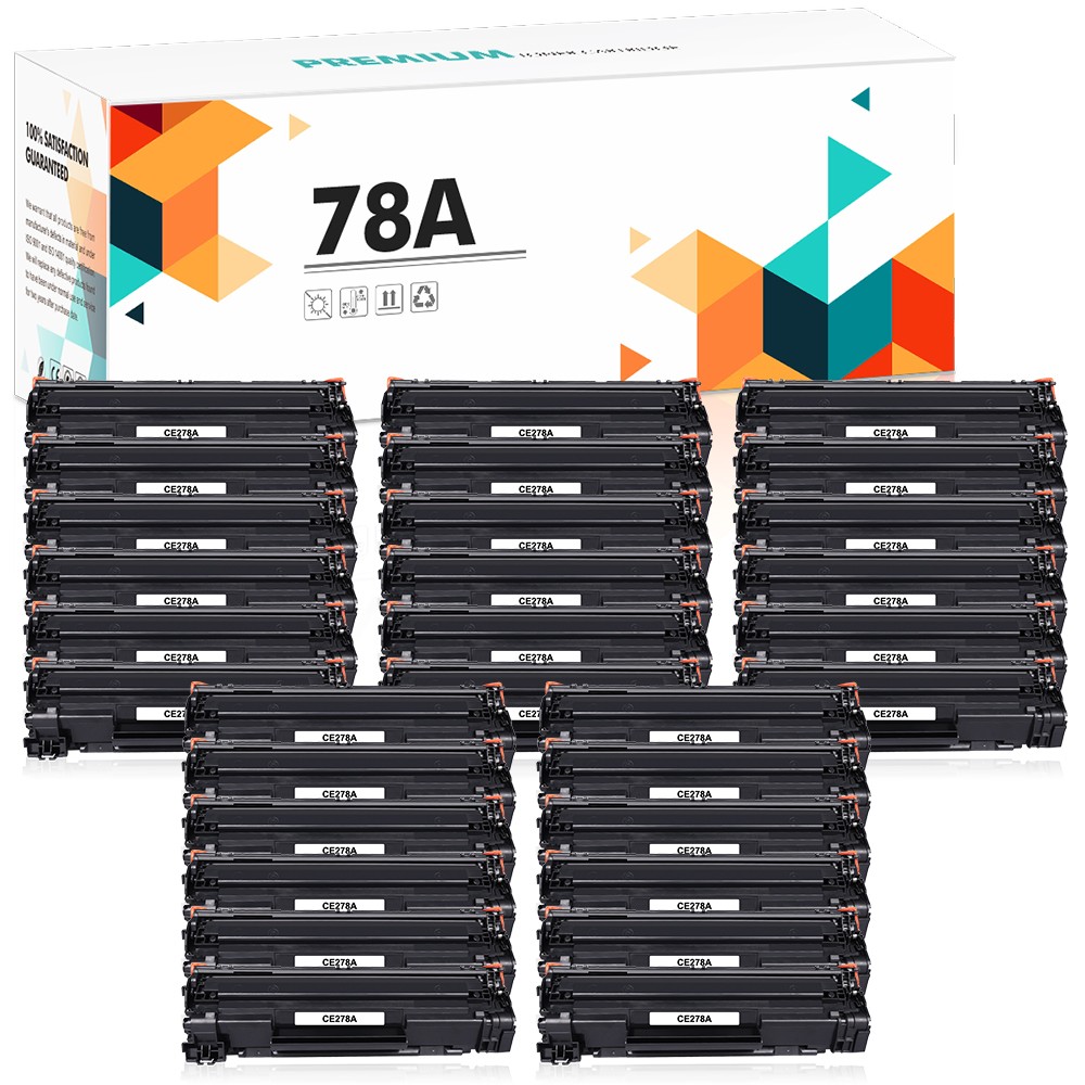 30 Pack CE278A 78A Toner For HP LaserJet Pro M1536dnf MFP P1560 P1566 P1606dn