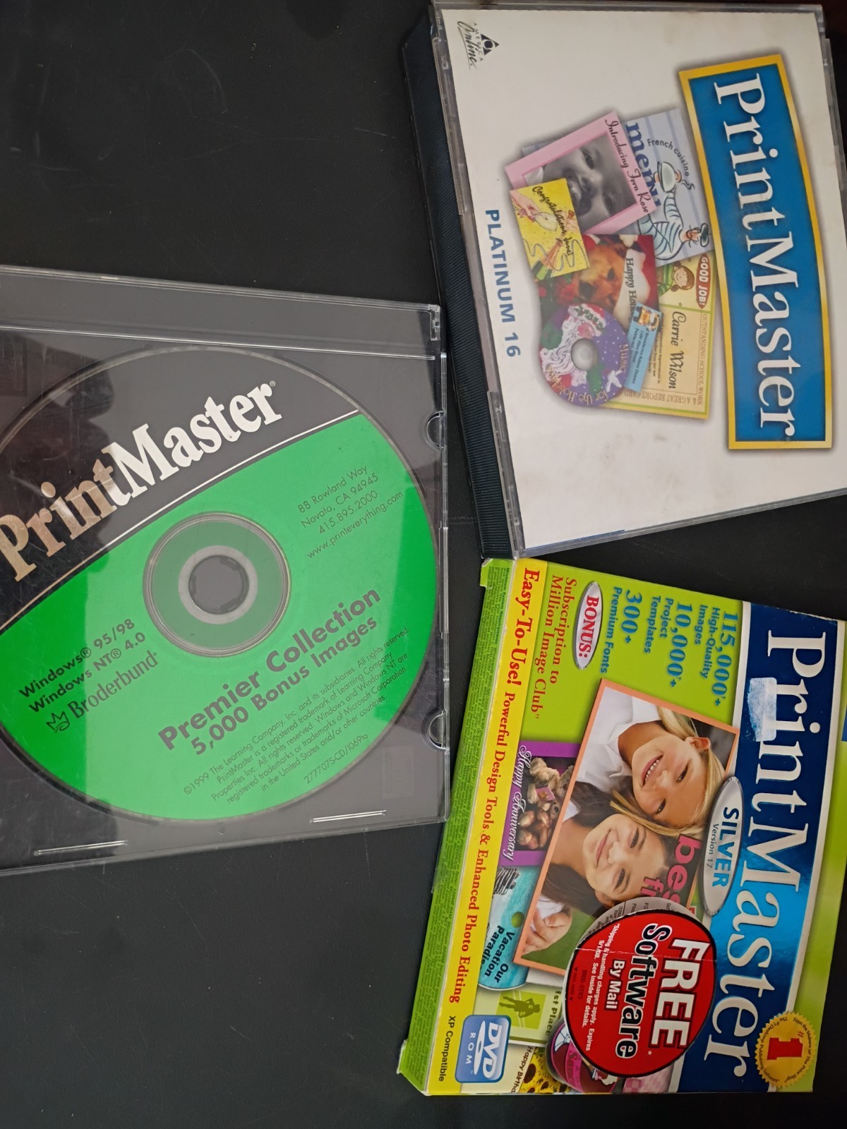 Printmaster Platinum 16 /Silver 17/Premier Images Collection Lot / 