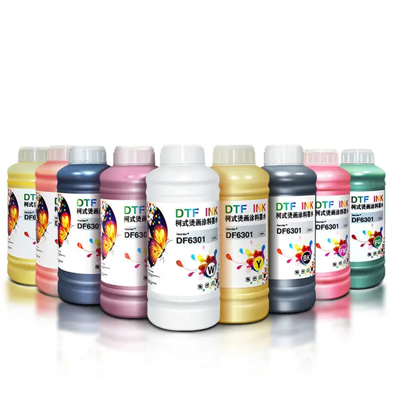5*1000ml Dtf Pigment  Ink For L1800 4720 I3200 R1390 Printer