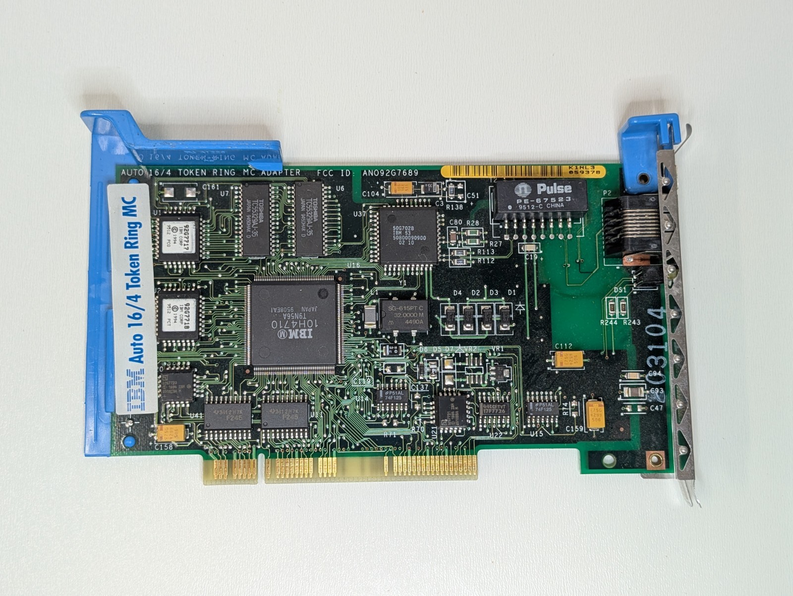 IBM Auto 16/4 Token Ring MC Adapter - FRU 92G7690