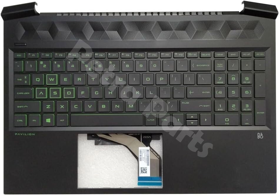 Laptop US Keyboard for HP Pavilion Gaming 16-A 16T-A Palmrest Upper M02039-001